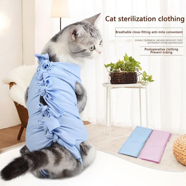 cute cat sterilization clothing weaning clothes breathable physiological pet medication blue pink costumes
cute cat sterilization clothing weaning clothes breathable physiological pet medication blue pink costumes
