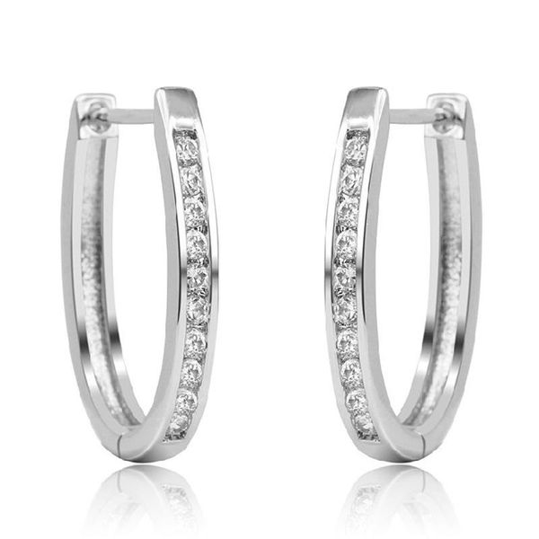 hoop & huggie crystal zircon earrings silver plated for women earing jewelry earings gold color earring gift kolczyki pendientes, Golden;silver
hoop & huggie crystal zircon earrings silver plated for women earing jewelry earings gold color earring gift kolczyki pendientes, Golden;silver