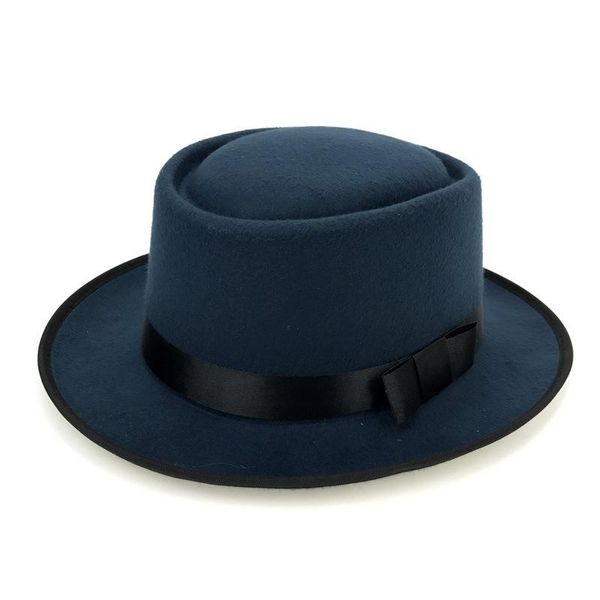 wide brim hats punk style british vintage hat panama men women autumn winter felt ladies elegant fascinator jazz caps, Blue;gray
wide brim hats punk style british vintage hat panama men women autumn winter felt ladies elegant fascinator jazz caps, Blue;gray