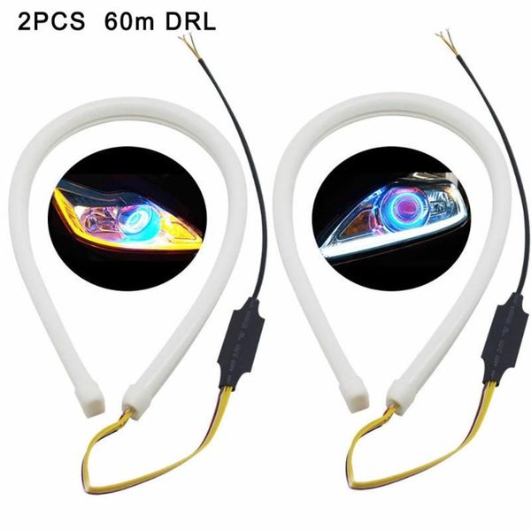interior&external lights 2pcs/set light tube set 6000k-8000k 60cm car drl led strip white+yellow
interior&external lights 2pcs/set light tube set 6000k-8000k 60cm car drl led strip white+yellow