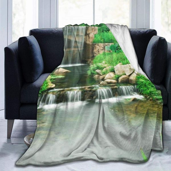 Personalized Custom Throw Blanket,Nature,Waterfall Flowing Down The Rocks Foliage Cascade in Forest Valley Image,Soft
Personalized Custom Throw Blanket,Nature,Waterfall Flowing Down The Rocks Foliage Cascade in Forest Valley Image,Soft