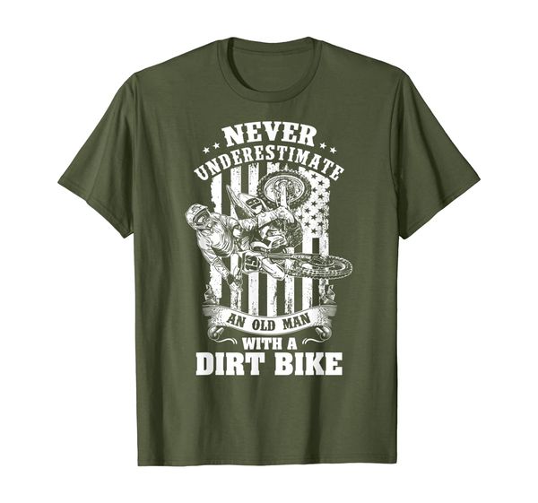 Never Underestimate Old Man with Motocross Dirt-Bike T-Shirt, Mainly pictures
Never Underestimate Old Man with Motocross Dirt-Bike T-Shirt, Mainly pictures