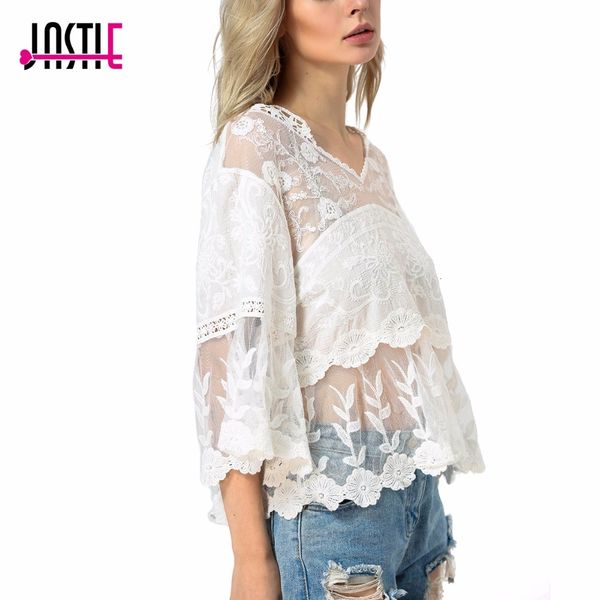 t shirts cute embroidered flower shirt patchwork hollow out crochet lace v-neck flare sleeve loose blusa chic boho blusas 3z81, White
t shirts cute embroidered flower shirt patchwork hollow out crochet lace v-neck flare sleeve loose blusa chic boho blusas 3z81, White
