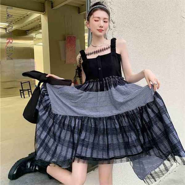 women dress lace edge striped sleeveless sling dresses large size loose fit fashion summer 2h266 210526, Black;gray
women dress lace edge striped sleeveless sling dresses large size loose fit fashion summer 2h266 210526, Black;gray