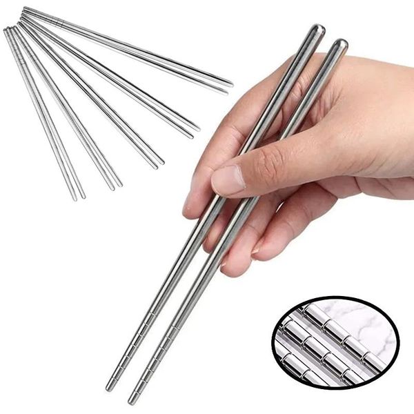 chopsticks 5/3/2pair stainless steel laser engraving metal non-slip reusable sushi sticks kitchen tools chopstick kit
chopsticks 5/3/2pair stainless steel laser engraving metal non-slip reusable sushi sticks kitchen tools chopstick kit