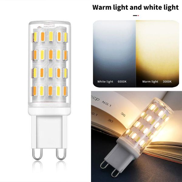 bulbs 5pcs/set g9 led lamp 3w 33led corn 220v light bulb 3000k warm 6000l white chandelier for home decoration
bulbs 5pcs/set g9 led lamp 3w 33led corn 220v light bulb 3000k warm 6000l white chandelier for home decoration