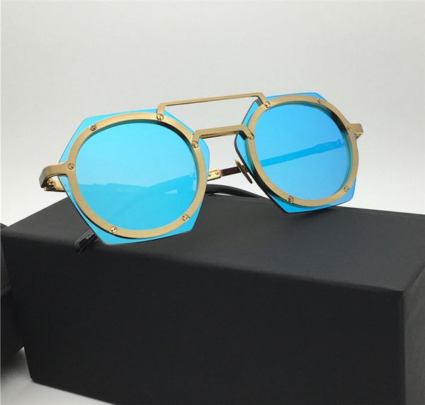 fashion men designer sunglasses h006 metal hexagonal frame punk glasses summer vintage trend style uv protection come with box, White;black
fashion men designer sunglasses h006 metal hexagonal frame punk glasses summer vintage trend style uv protection come with box, White;black