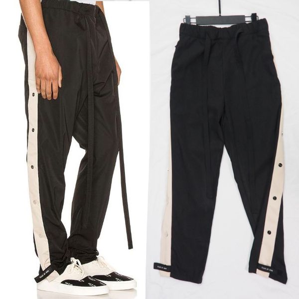 21ss ribbon high street button pants casual loose oversize designer trousers men and women fashion trendy sweatpants tide, Black
21ss ribbon high street button pants casual loose oversize designer trousers men and women fashion trendy sweatpants tide, Black