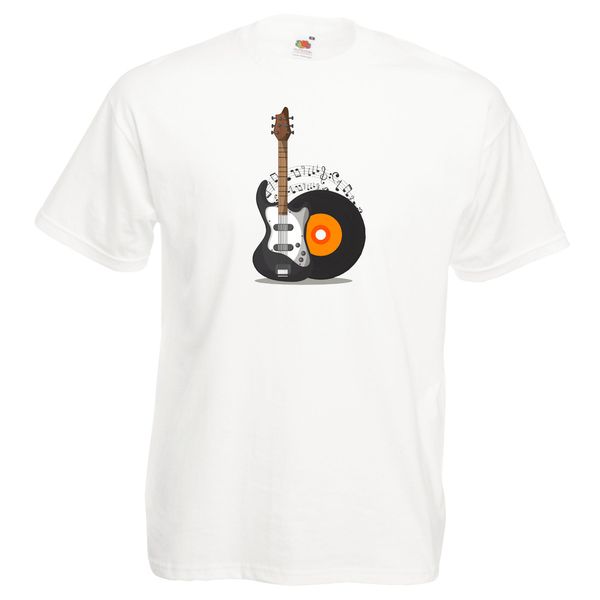 music tshirt guitar & vinyl tshirt music fan gift idea, White;black
music tshirt guitar & vinyl tshirt music fan gift idea, White;black