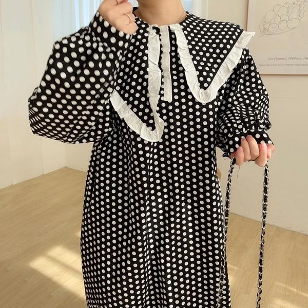 casual dresses vnaovich korean style fashion women dress cotton lapel long sleeve clothing autumn 2022 dot sweet ladies, Black;gray
casual dresses vnaovich korean style fashion women dress cotton lapel long sleeve clothing autumn 2022 dot sweet ladies, Black;gray