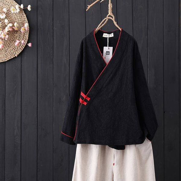 traditional chinese style clothing women casual full sleeve chinese blouse cotton linen ancient tang suit hanfu clothing 10384, Red
traditional chinese style clothing women casual full sleeve chinese blouse cotton linen ancient tang suit hanfu clothing 10384, Red