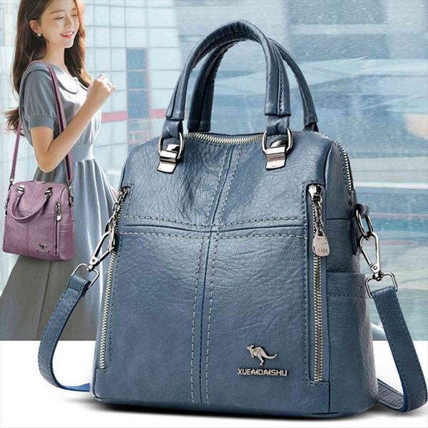leather backpack women shoulder bags multifunction travel school for girls bagpack mochila
leather backpack women shoulder bags multifunction travel school for girls bagpack mochila