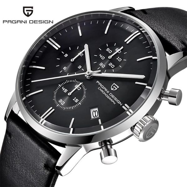 pagani design men's watch quartz men waterproof leather japan vk67 fashion reggio mangoro wristwatches, Slivery;brown
pagani design men's watch quartz men waterproof leather japan vk67 fashion reggio mangoro wristwatches, Slivery;brown