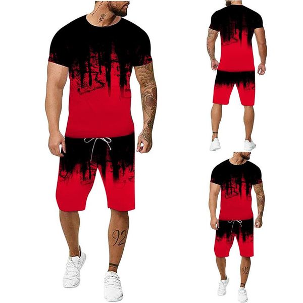 men's tracksuits 2021 summer suit t-shirt beach shorts two-piece sets 3d inkjet clothing large size outdoor fitness running, Gray
men's tracksuits 2021 summer suit t-shirt beach shorts two-piece sets 3d inkjet clothing large size outdoor fitness running, Gray