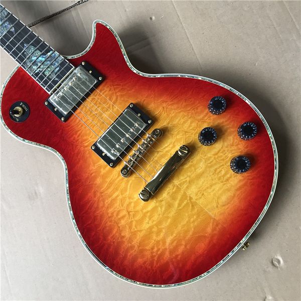 factory customized classic yellow electric guitar, shell edging, rosewood fingerboard, mahogany body and neck
factory customized classic yellow electric guitar, shell edging, rosewood fingerboard, mahogany body and neck