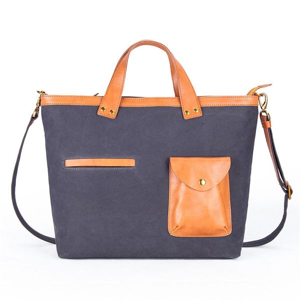 seven color cotton women's one shoulder 15.6 inch canvas bag waterproof cowhide briefcase leisure busins msenger handbag
seven color cotton women's one shoulder 15.6 inch canvas bag waterproof cowhide briefcase leisure busins msenger handbag
