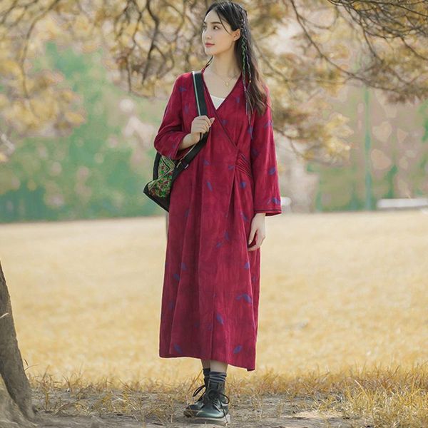 casual dresses qpfjqd ladies national style dress cotton blend v-neck long sleeve jacquard women autumn spring leaves, Black;gray
casual dresses qpfjqd ladies national style dress cotton blend v-neck long sleeve jacquard women autumn spring leaves, Black;gray