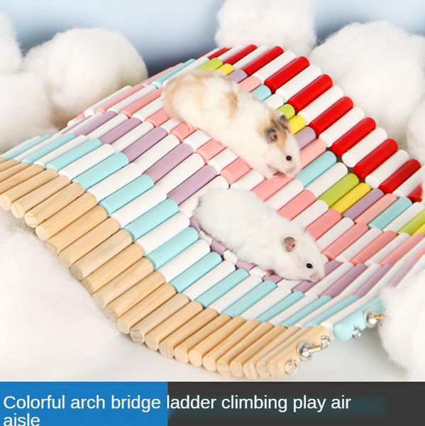 small animal supplies hamster deformable arch bridge fence golden bear toy colorful stairs cage landscaping pet
small animal supplies hamster deformable arch bridge fence golden bear toy colorful stairs cage landscaping pet
