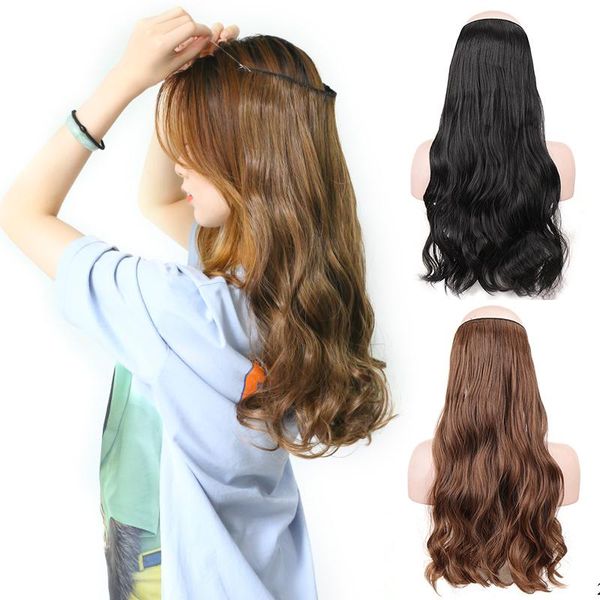 synthetic wigs no clip hair wavy false piec secret wire natural hidden hairpieces adjustable transparent, Black
synthetic wigs no clip hair wavy false piec secret wire natural hidden hairpieces adjustable transparent, Black