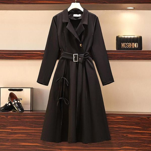 casual dresses ehqaxin plus size womens suit summer autumn french long sleeve slit high waist little black dress with belt l-4xl, Black;gray
casual dresses ehqaxin plus size womens suit summer autumn french long sleeve slit high waist little black dress with belt l-4xl, Black;gray