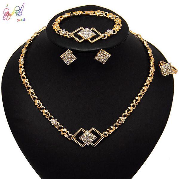 yulaili wedding jewelry for women square shape crystal rhinestones necklace bridal jewellery chokers, Golden;silver
yulaili wedding jewelry for women square shape crystal rhinestones necklace bridal jewellery chokers, Golden;silver