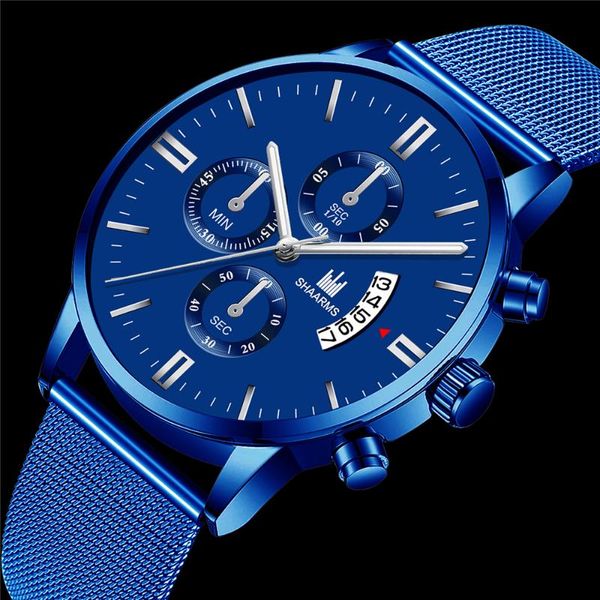 wristwatches men watch 2021 relogio masculino black luxury mesh band quartz wristwatch reloj hombre fashion watches, Slivery;brown
wristwatches men watch 2021 relogio masculino black luxury mesh band quartz wristwatch reloj hombre fashion watches, Slivery;brown