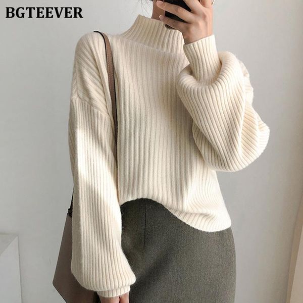 women's sweaters bgteever lantern sleeve winter sweater women turtleneck full knitted pullover jumpers female vertical stripes knit, White;black
women's sweaters bgteever lantern sleeve winter sweater women turtleneck full knitted pullover jumpers female vertical stripes knit, White;black