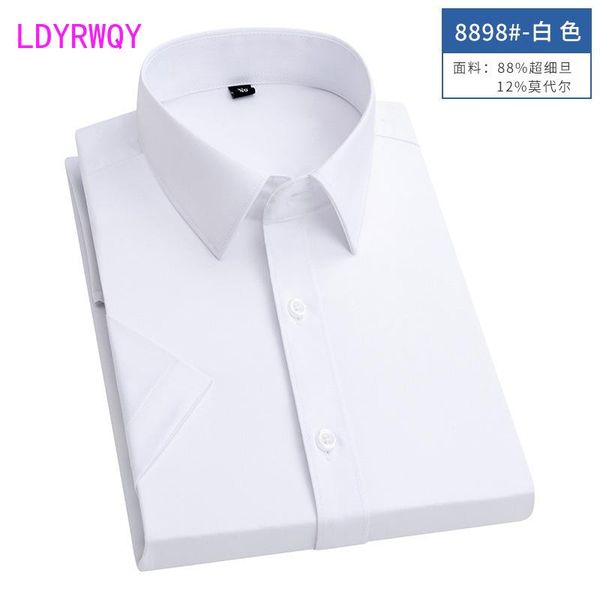 men's casual shirts ldyrwqy 2021 summer korean fashion temperament solid color stand-up collar single-breasted office shirt, White;black
men's casual shirts ldyrwqy 2021 summer korean fashion temperament solid color stand-up collar single-breasted office shirt, White;black