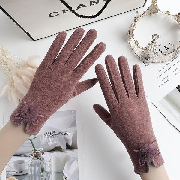 sports gloves fashion grace lady women winter vintage pom windproof warm touch screen driving full finger glove mittens g062, Black
sports gloves fashion grace lady women winter vintage pom windproof warm touch screen driving full finger glove mittens g062, Black