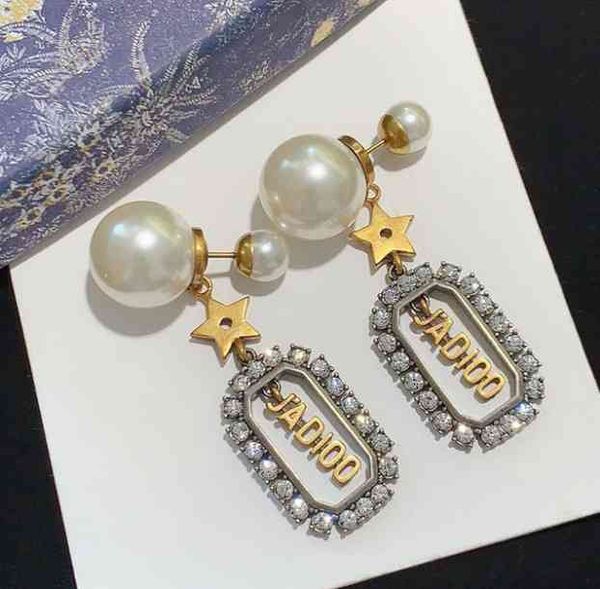 luxury earrings fashion designer jewelry d home / dijia 2021 classic pearl female letter full diamond silver needle anti allergy, Golden
luxury earrings fashion designer jewelry d home / dijia 2021 classic pearl female letter full diamond silver needle anti allergy, Golden