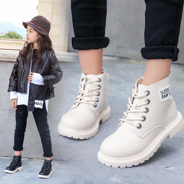 boots fashion boys for kids girls booties short plush leather shoes girl rubber soft sole british children, Black;grey
boots fashion boys for kids girls booties short plush leather shoes girl rubber soft sole british children, Black;grey