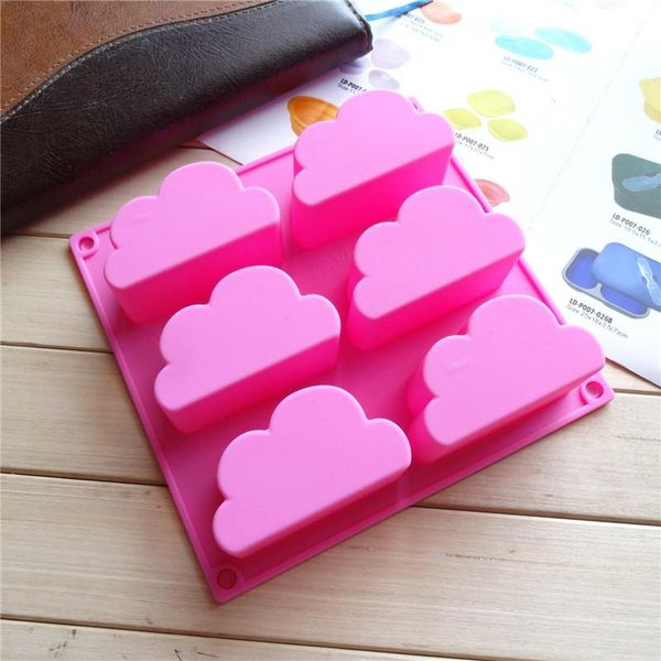 craft tools 6 holes cloud shape silicone mold for baking cake clouds soap mould forms jelly ice tray #xj0145
craft tools 6 holes cloud shape silicone mold for baking cake clouds soap mould forms jelly ice tray #xj0145