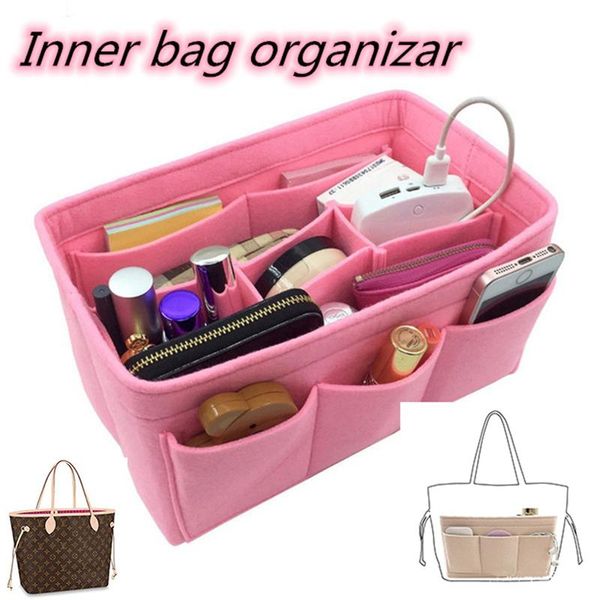 portable felt cloth insert bag organizer makeup handbag sundries cosmetics tidy up organizar inner drop storage bags
portable felt cloth insert bag organizer makeup handbag sundries cosmetics tidy up organizar inner drop storage bags