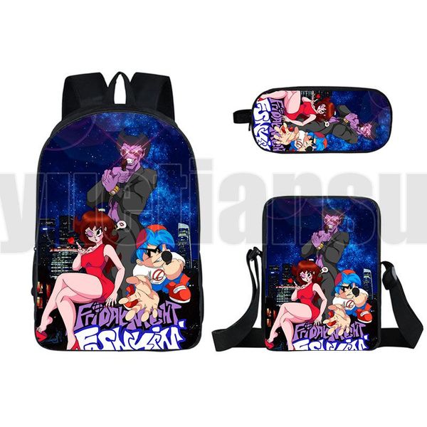 backpack game cosplay 3d friday night funkin children kids school bag back to 3pcs gift teens travel
backpack game cosplay 3d friday night funkin children kids school bag back to 3pcs gift teens travel
