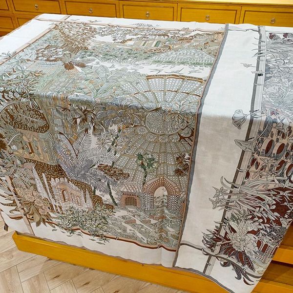 scarves 70% cashmere 30% silk scarf women fashion double-sided flower garden house shawl stole kerchief 135*135cm, Blue;gray
scarves 70% cashmere 30% silk scarf women fashion double-sided flower garden house shawl stole kerchief 135*135cm, Blue;gray