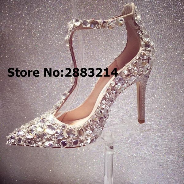 dress shoes rhinestone stiletto heel sandals pointed toe t-strap women bridal pumps wedding party high heels, Black
dress shoes rhinestone stiletto heel sandals pointed toe t-strap women bridal pumps wedding party high heels, Black