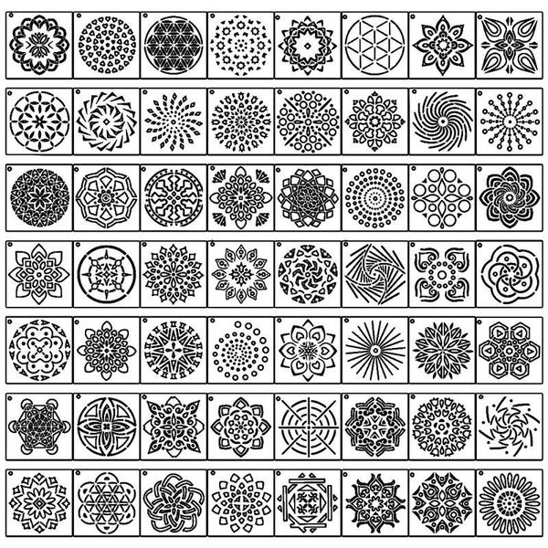 decorative objects & figurines 56 pack mandala dot painting templates stencils perfect for diy rock art projects 3.6x3.6 inch
decorative objects & figurines 56 pack mandala dot painting templates stencils perfect for diy rock art projects 3.6x3.6 inch