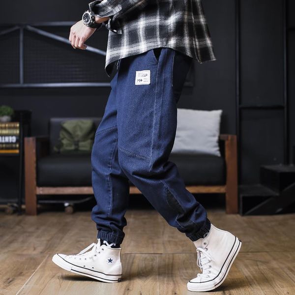 men's jeans 2021 hip hop men loose joggers streetwear harem cargo pants ankle-length denim trousers blue plus size 6xl 7xl 8xl
men's jeans 2021 hip hop men loose joggers streetwear harem cargo pants ankle-length denim trousers blue plus size 6xl 7xl 8xl