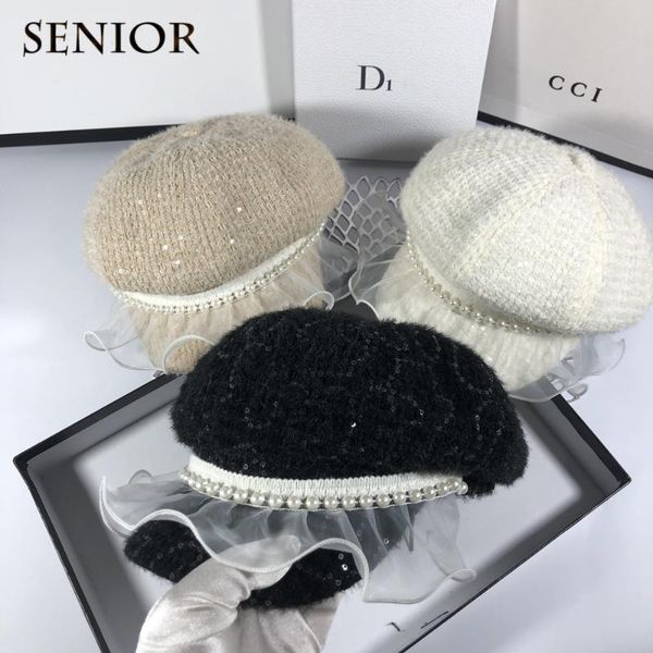 stingy brim hats french autumn elegant women octagonal hat winter wool warm beret ladies light luxury 2021, Blue;gray
stingy brim hats french autumn elegant women octagonal hat winter wool warm beret ladies light luxury 2021, Blue;gray