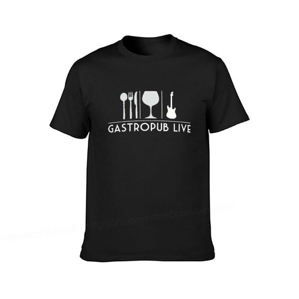men's t-shirts gastropub live men ang women sweatshirt 100% cotton tee custom clothing funny short sleeve designer t shirts, White;black
men's t-shirts gastropub live men ang women sweatshirt 100% cotton tee custom clothing funny short sleeve designer t shirts, White;black