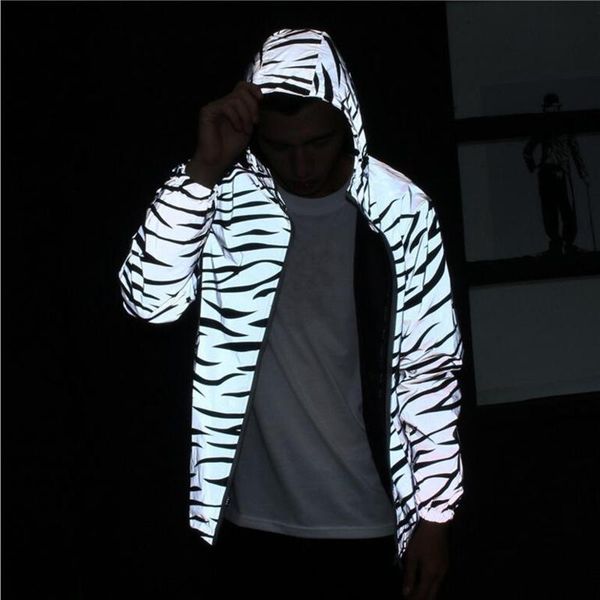 men's jackets spring lovers plus size 2021 men jacket casual hip hop reflective male hooded zebra pattern stripe fluorescent coat, Black;brown
men's jackets spring lovers plus size 2021 men jacket casual hip hop reflective male hooded zebra pattern stripe fluorescent coat, Black;brown