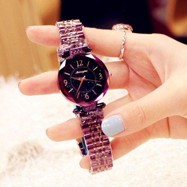 watch versatile fashion 2021 women's star face stone diamond band waterproof quartz, Slivery;brown
watch versatile fashion 2021 women's star face stone diamond band waterproof quartz, Slivery;brown
