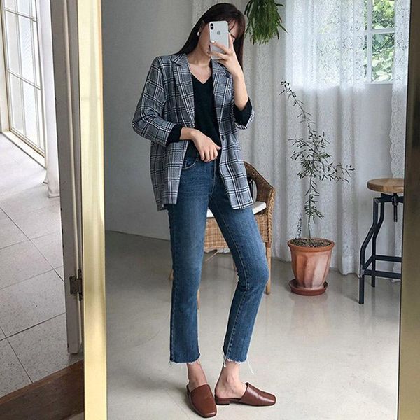 women's jeans spring summer offical lady cotton solid straight ankle length for girls fashion pants boyfriend, Blue
women's jeans spring summer offical lady cotton solid straight ankle length for girls fashion pants boyfriend, Blue