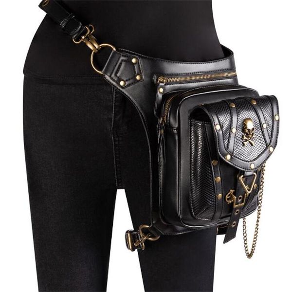 waist bags fashion chain bag steampunk vintage motorcycle women shoulder cross-body men packs
waist bags fashion chain bag steampunk vintage motorcycle women shoulder cross-body men packs