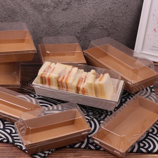 gift wrap 10pcs transparen kraft paper box packaging sandwich wrapping boxes cake bread candy snack packing plastic clear lids
gift wrap 10pcs transparen kraft paper box packaging sandwich wrapping boxes cake bread candy snack packing plastic clear lids