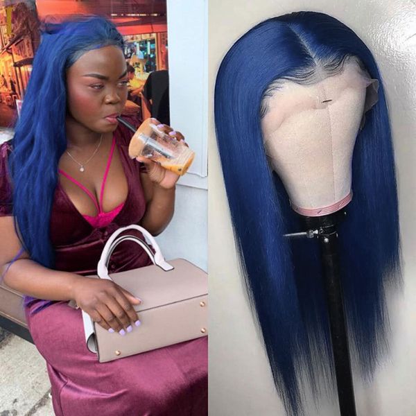 colored blue 360 lace human hair wig with baby hair glueless 13x6 lace front wigs virgin hair frontal closure wig 150% density, Black
colored blue 360 lace human hair wig with baby hair glueless 13x6 lace front wigs virgin hair frontal closure wig 150% density, Black