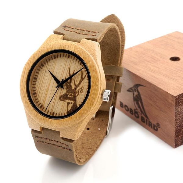 wristwatches bobo bird elk head natural wooden watches with genuine cowhide leather lovers luxury wristwatch mens wood watch as gifts c-f29, Slivery;brown
wristwatches bobo bird elk head natural wooden watches with genuine cowhide leather lovers luxury wristwatch mens wood watch as gifts c-f29, Slivery;brown