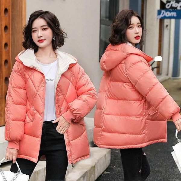 women's down & parkas 2021 winter jacket gloosy parka warm cotton jackets casual hooded padded coat female, Black
women's down & parkas 2021 winter jacket gloosy parka warm cotton jackets casual hooded padded coat female, Black