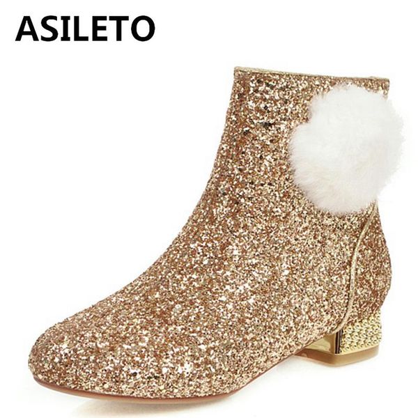 sweet short plush princess ankle boots fur crystal glitter round toe shiny zip 2.5cm heel us12 silver black a4215 
sweet short plush princess ankle boots fur crystal glitter round toe shiny zip 2.5cm heel us12 silver black a4215