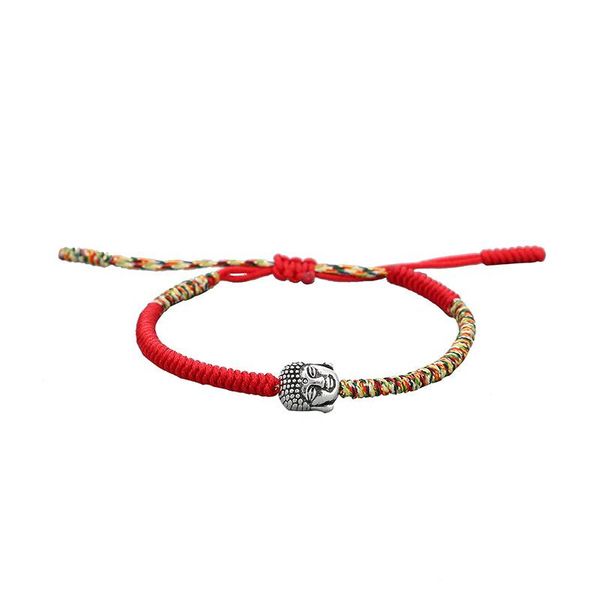 charm bracelets tibetan buddha head amulet bracelet on hand handmade woven colorful knot for friend gift dropshiping, Golden;silver
charm bracelets tibetan buddha head amulet bracelet on hand handmade woven colorful knot for friend gift dropshiping, Golden;silver